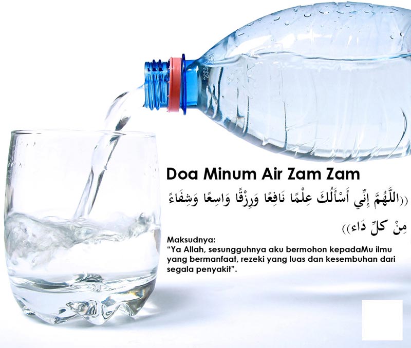 Doa Minum Air Zamzam dan Artinya Sesuai Sunnah